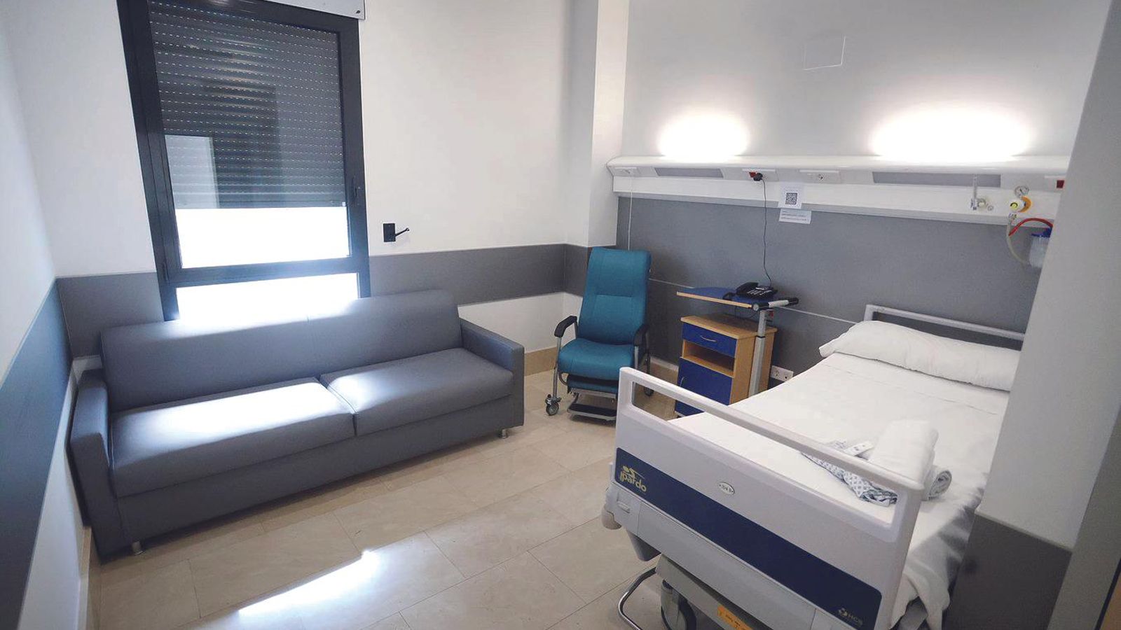 Una de las habitaciones de este centro.