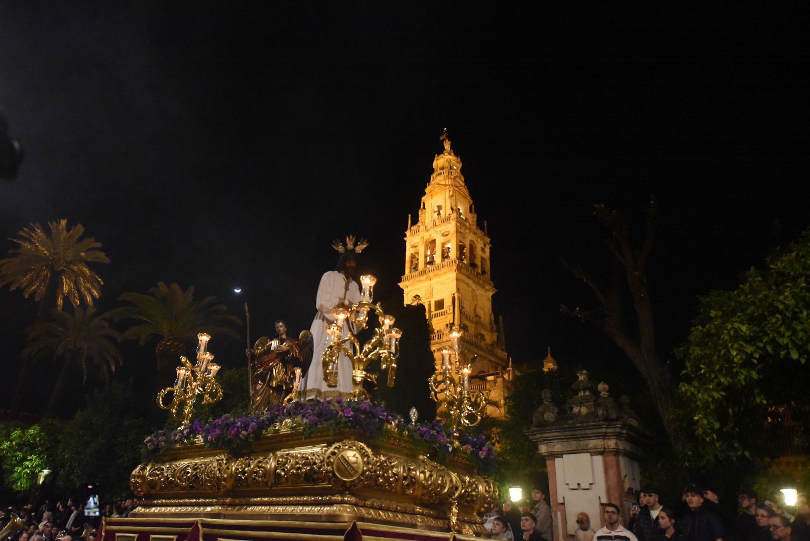 El Vía Crucis de las Cofradía con el Señor de la Sangre, en imágenes