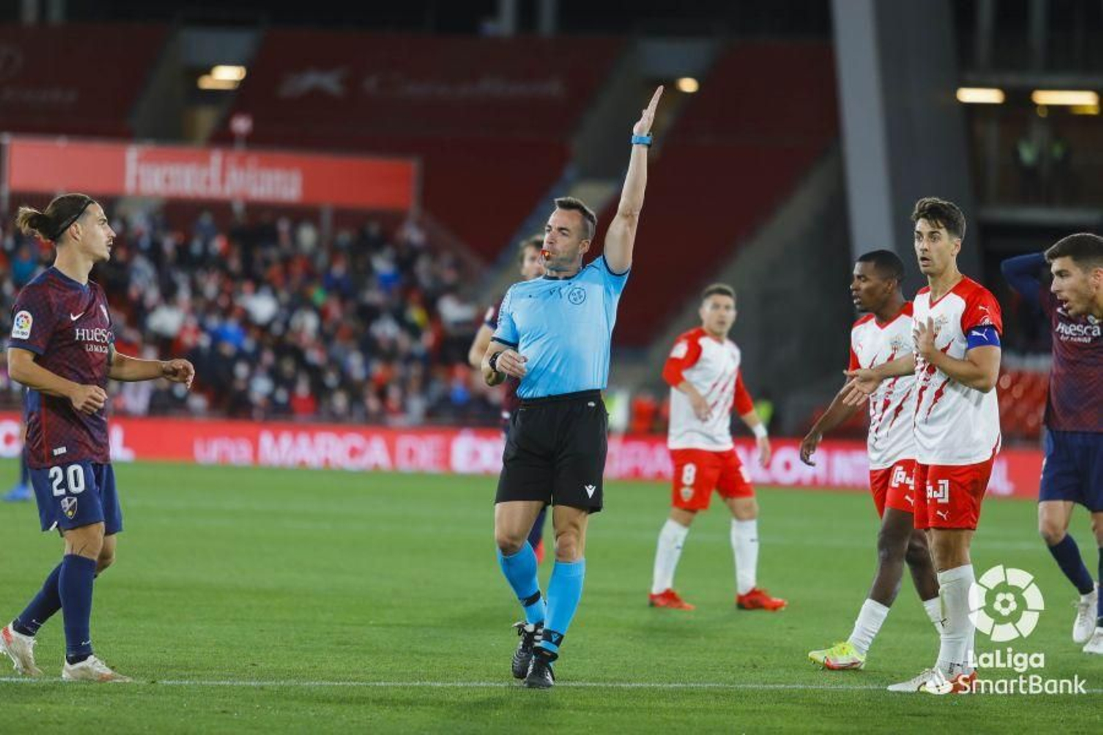 Gálvez Rascón, en el último encuentro dirigido en Almería.