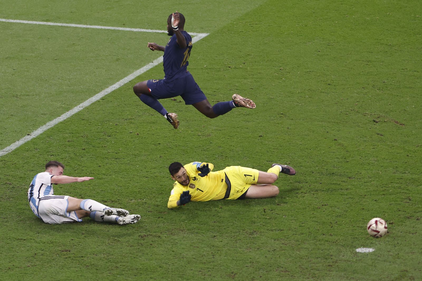 Las imágenes del Argentina-Francia