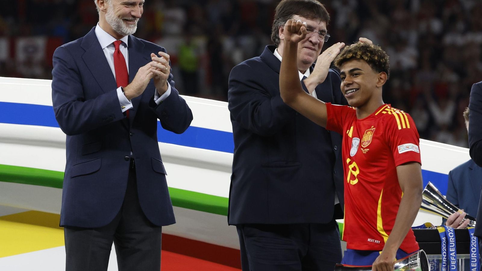 Las mejores fotos del título de España ante Inglaterra