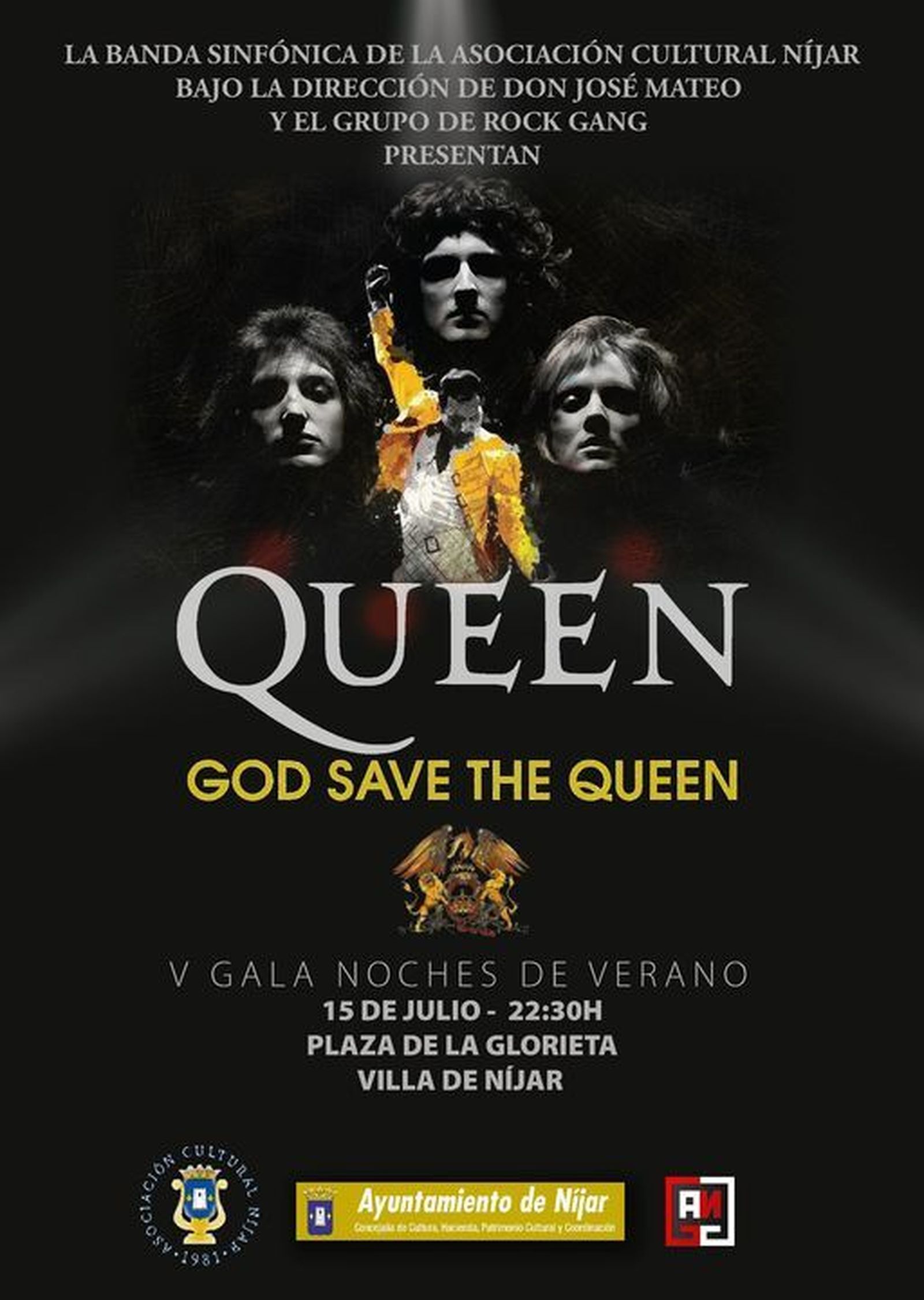La V Gala de Noches de Verano homenajea al grupo ‘Queen’ de Freddie Mercury