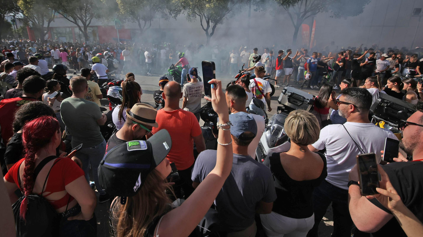 Gran ambiente motero en todo Jerez