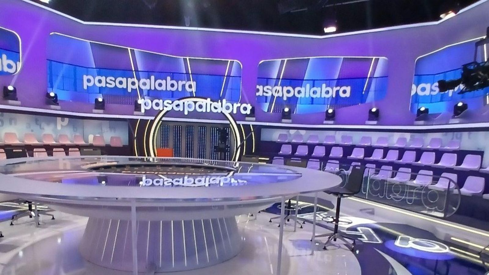 El plató de 'Pasapalabra', uno de los formatos más visto de Antena 3, principal canal de Atresmedia