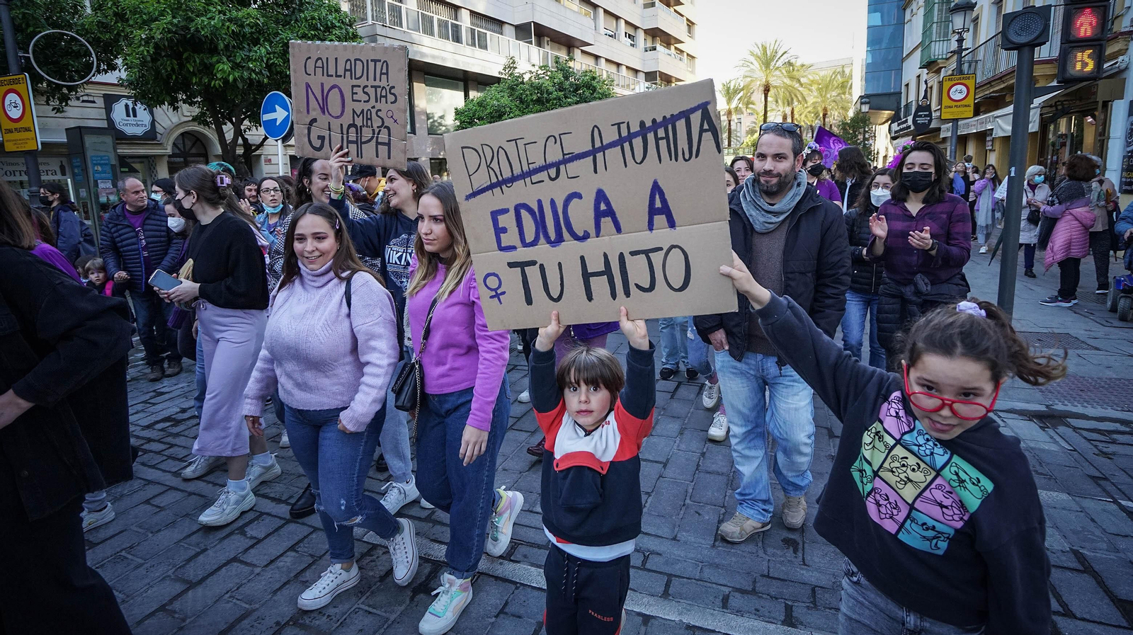 Así se vivió el 8M en Jerez