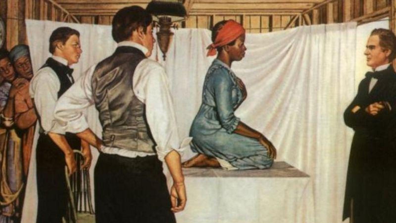 Posición de una esclava durante una intervención