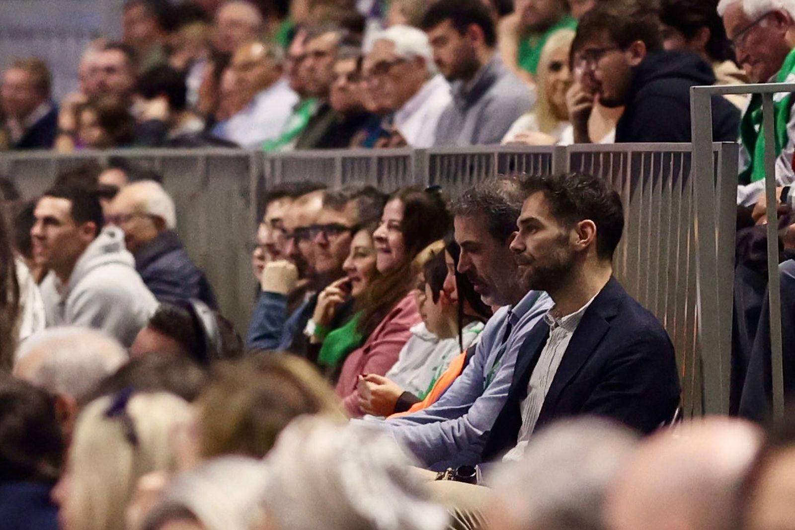 José Manuel Calderón, testigo de excepción en el Unicaja-UCAM Murcia