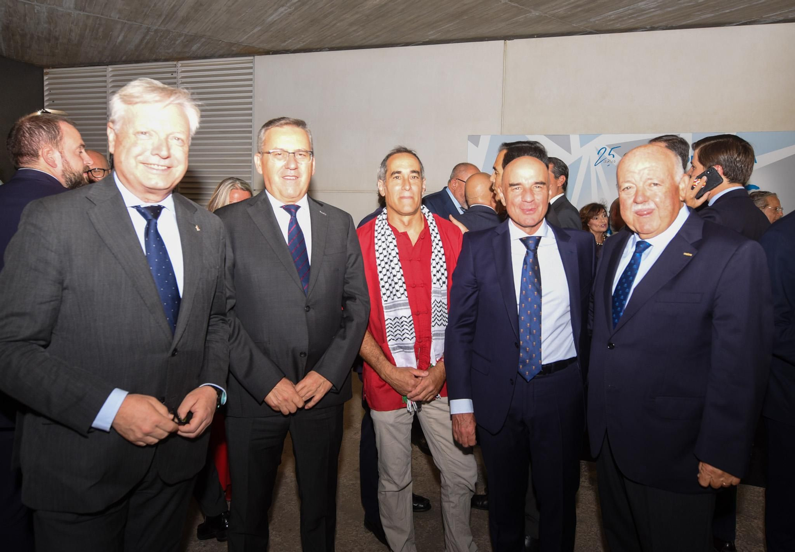 Juan José Primo, Miguel Ángel Pareja, Juan Hidalgo, Fernando Ruiz y Jesús Aguirre.