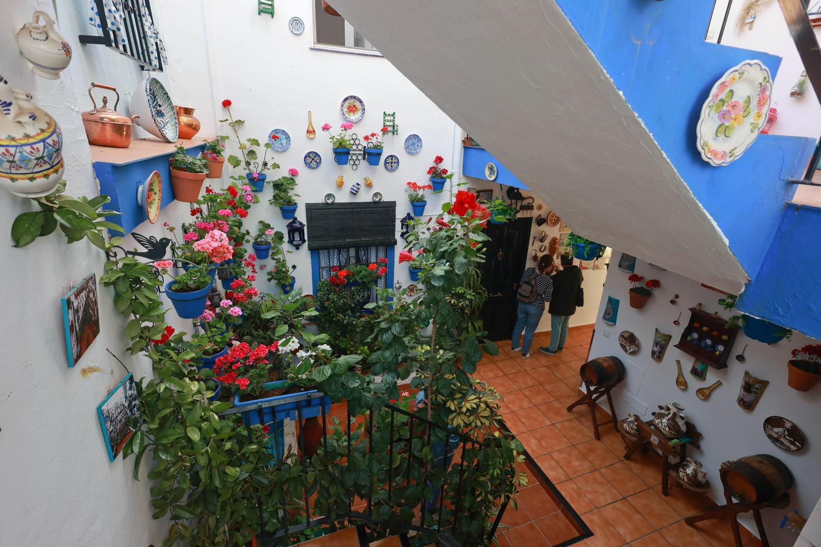 Los corralones de El Perchel y La Trinidad de Málaga, en fotografías