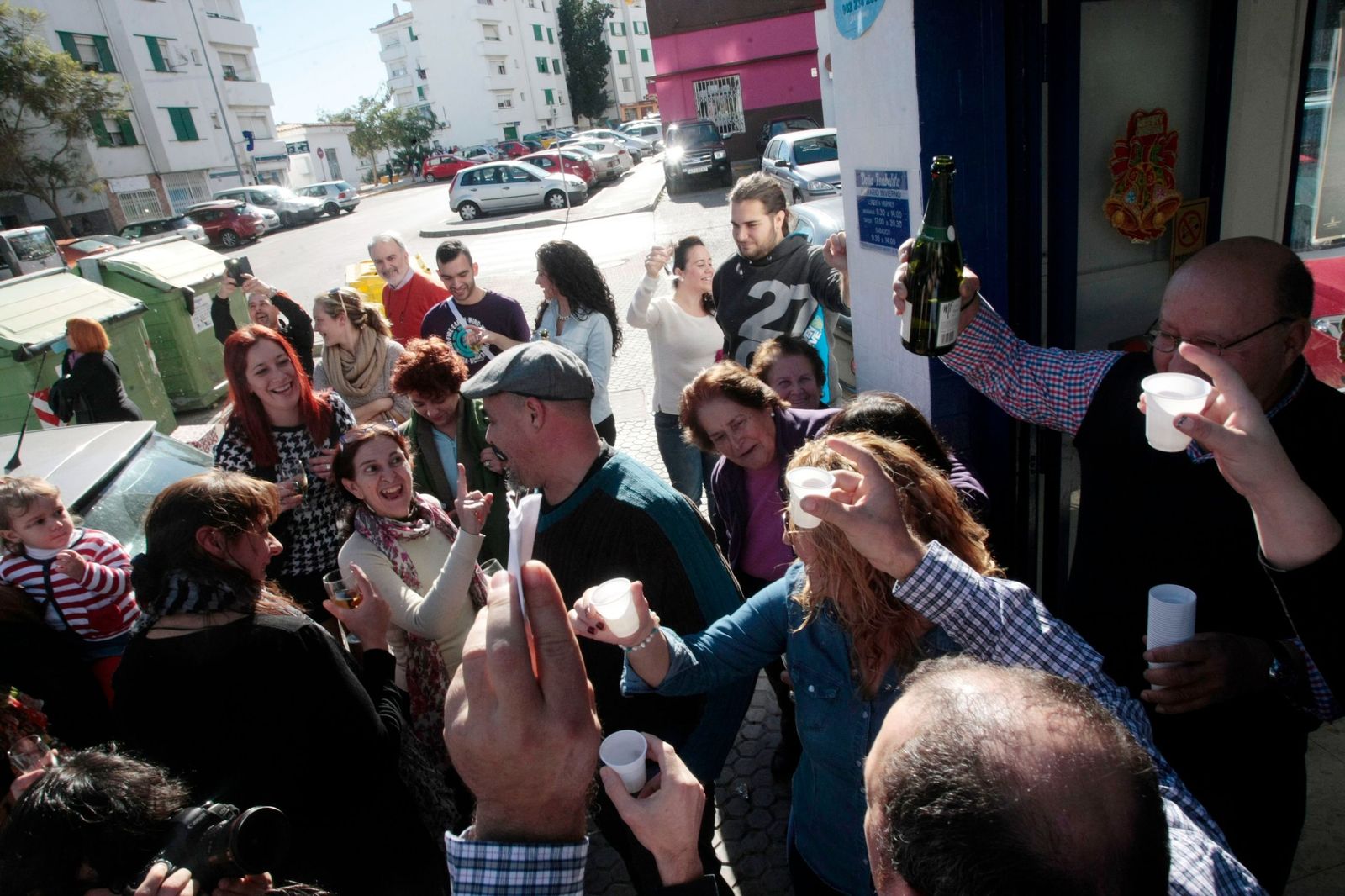 Celebración en El Saladillo en 2014.