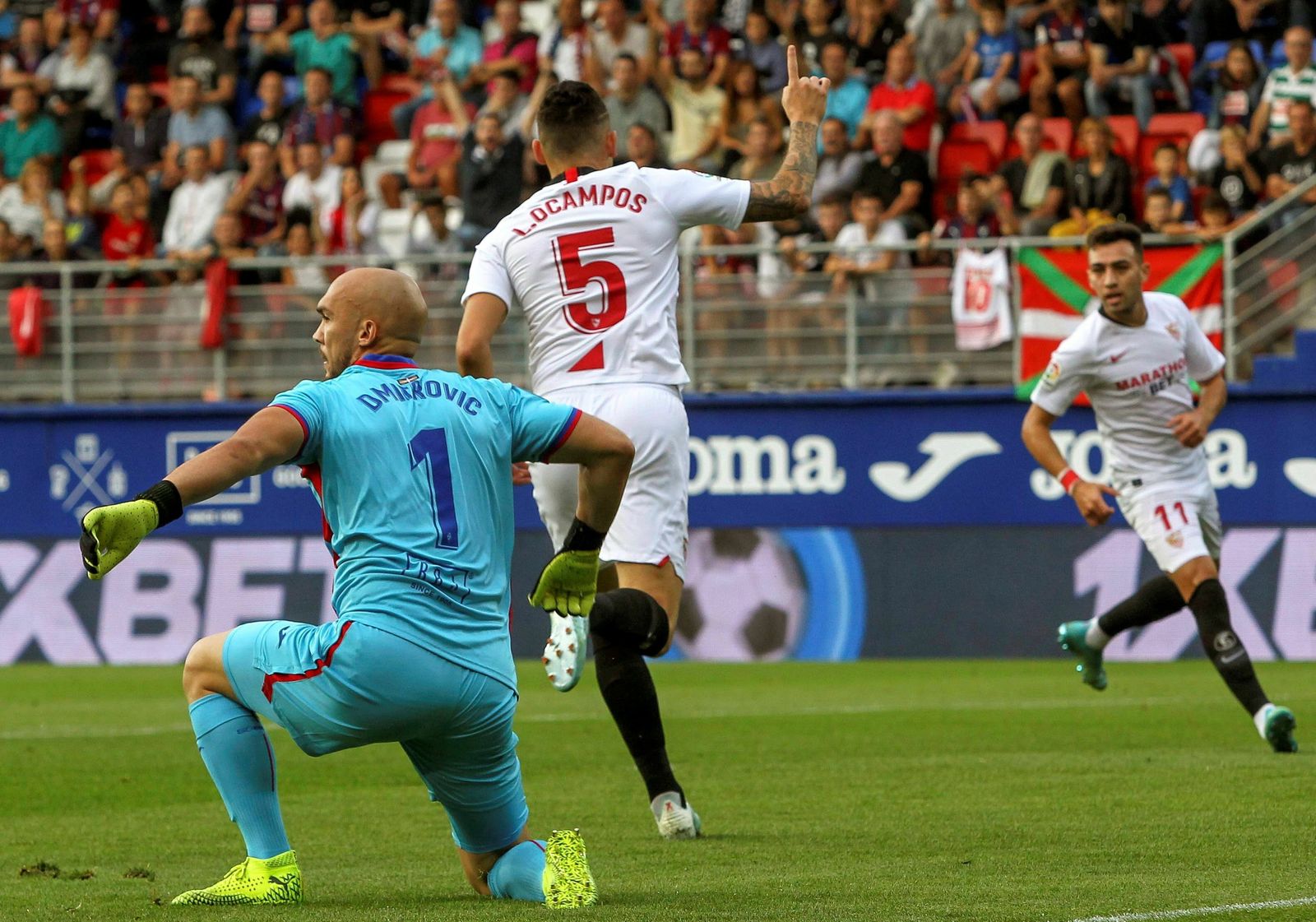 El Eibar-Sevilla FC, en imágenes