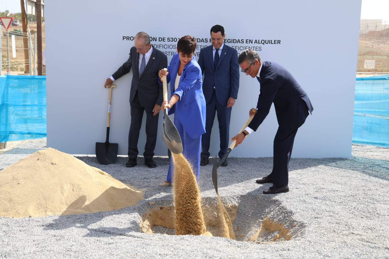 Colocación de la primera piedra para la promoción de 530 viviendas protegidas