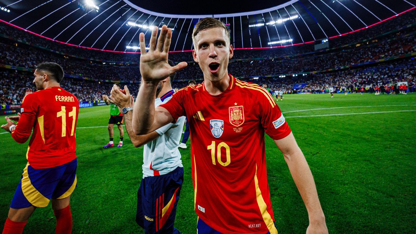 Las mejores imágenes del España - Francia