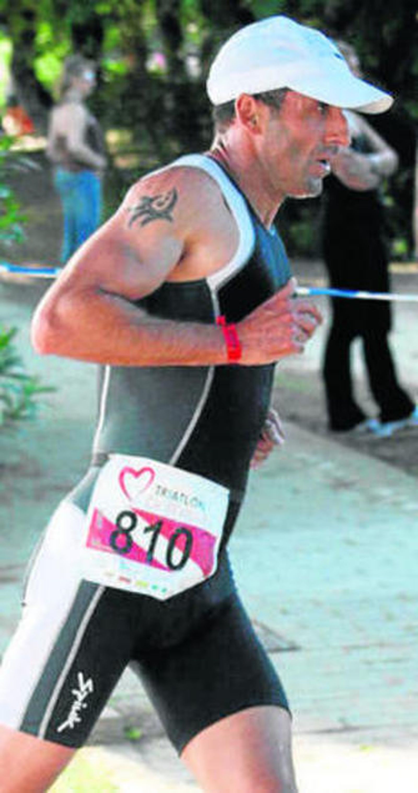 Manuel Olmedo, en acción.