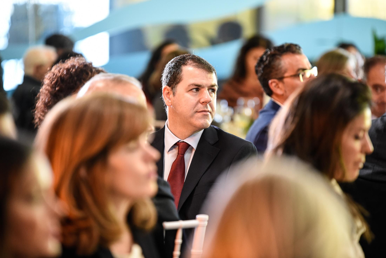 Imágenes de los asistentes al Desayuno Coloquio "Economía azul, claves para el desarrollo sostenible" organizado por el Grupo Joly