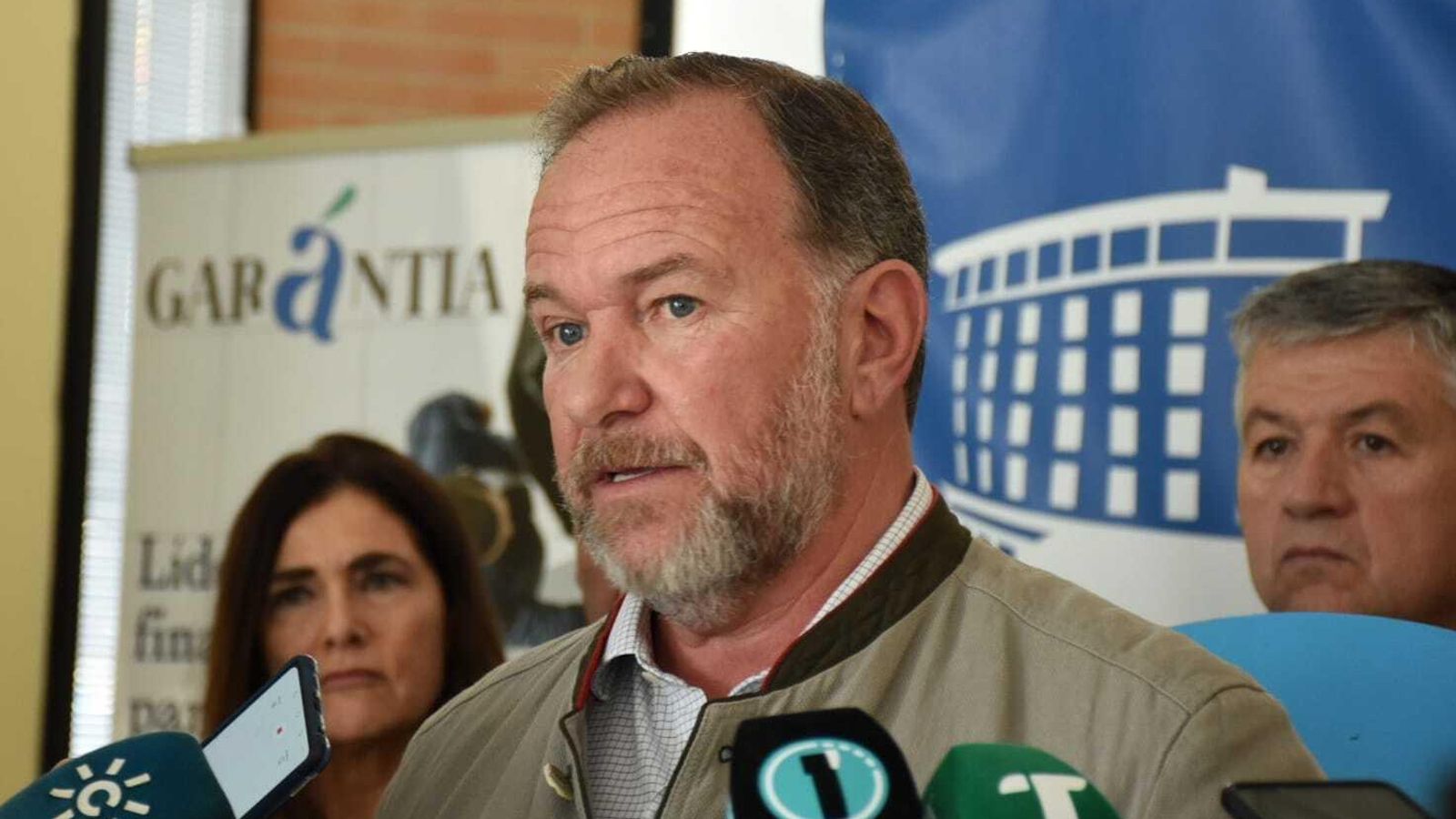 El presidente de la Federación Onubense de Empresarios, José Luis García-Palacios.