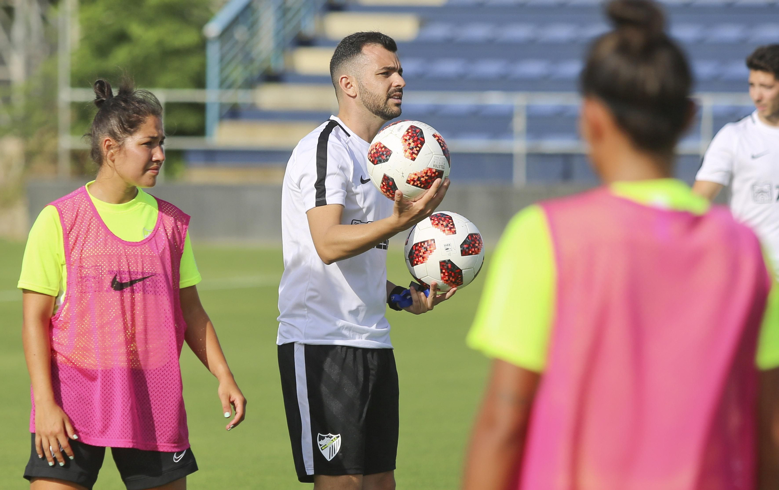 Las fotos del primer entrenamiento de pretemporada del Málaga Femenino