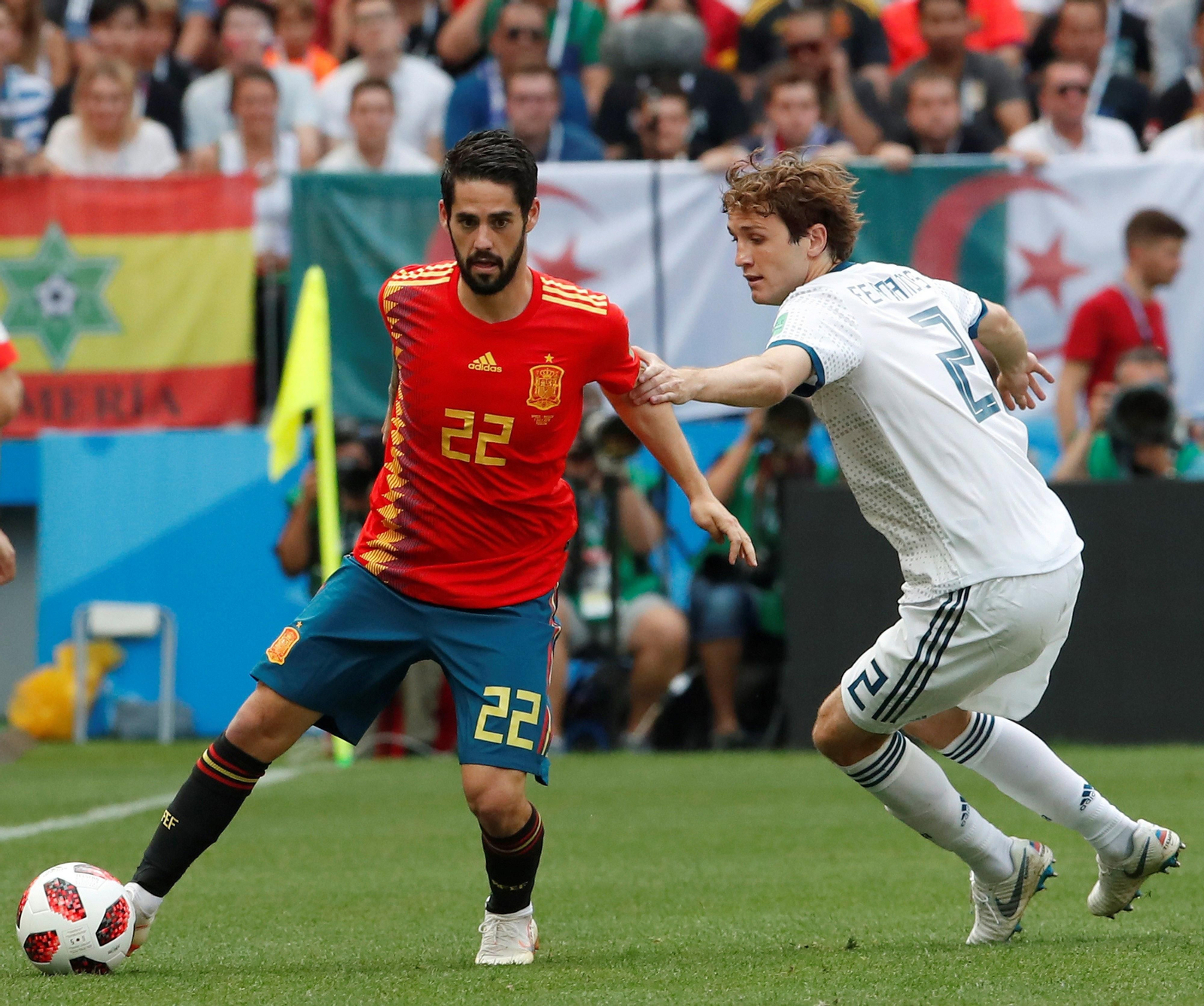 Las imágenes del España-Rusia