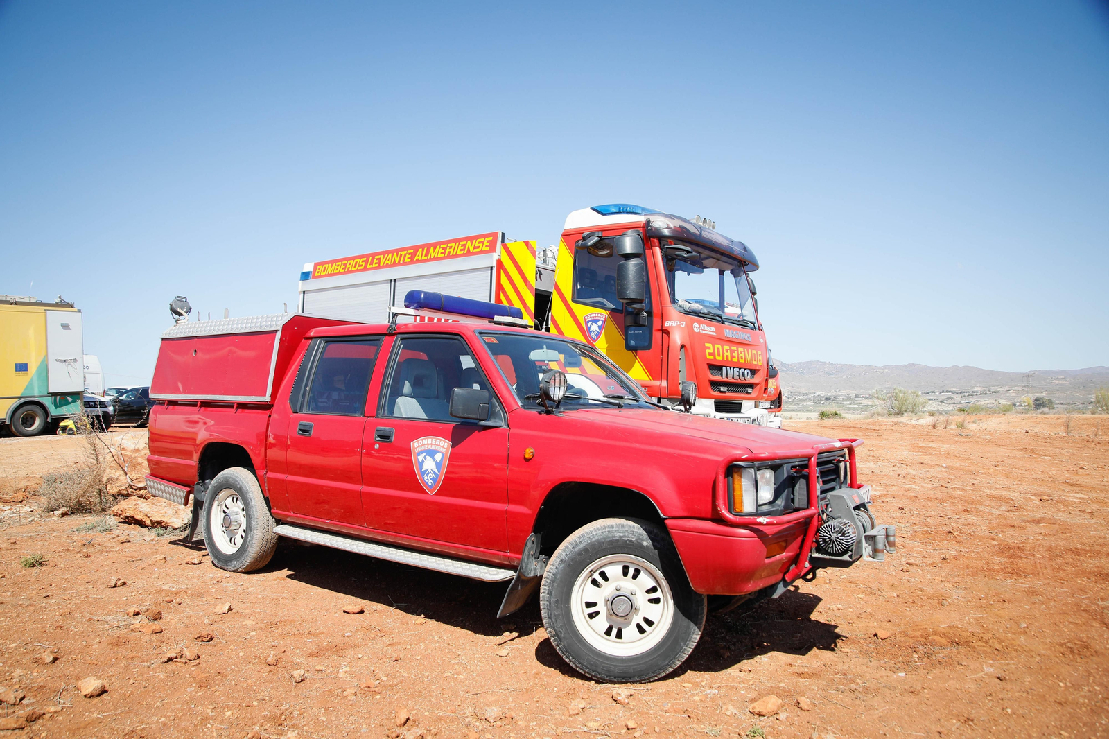 Así se ha vivido el simulacro de incendio forestal en Turre