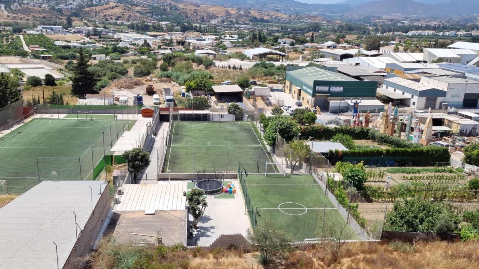 Las instalaciones deportivas localizadas en Las Lagunas, en Mijas.