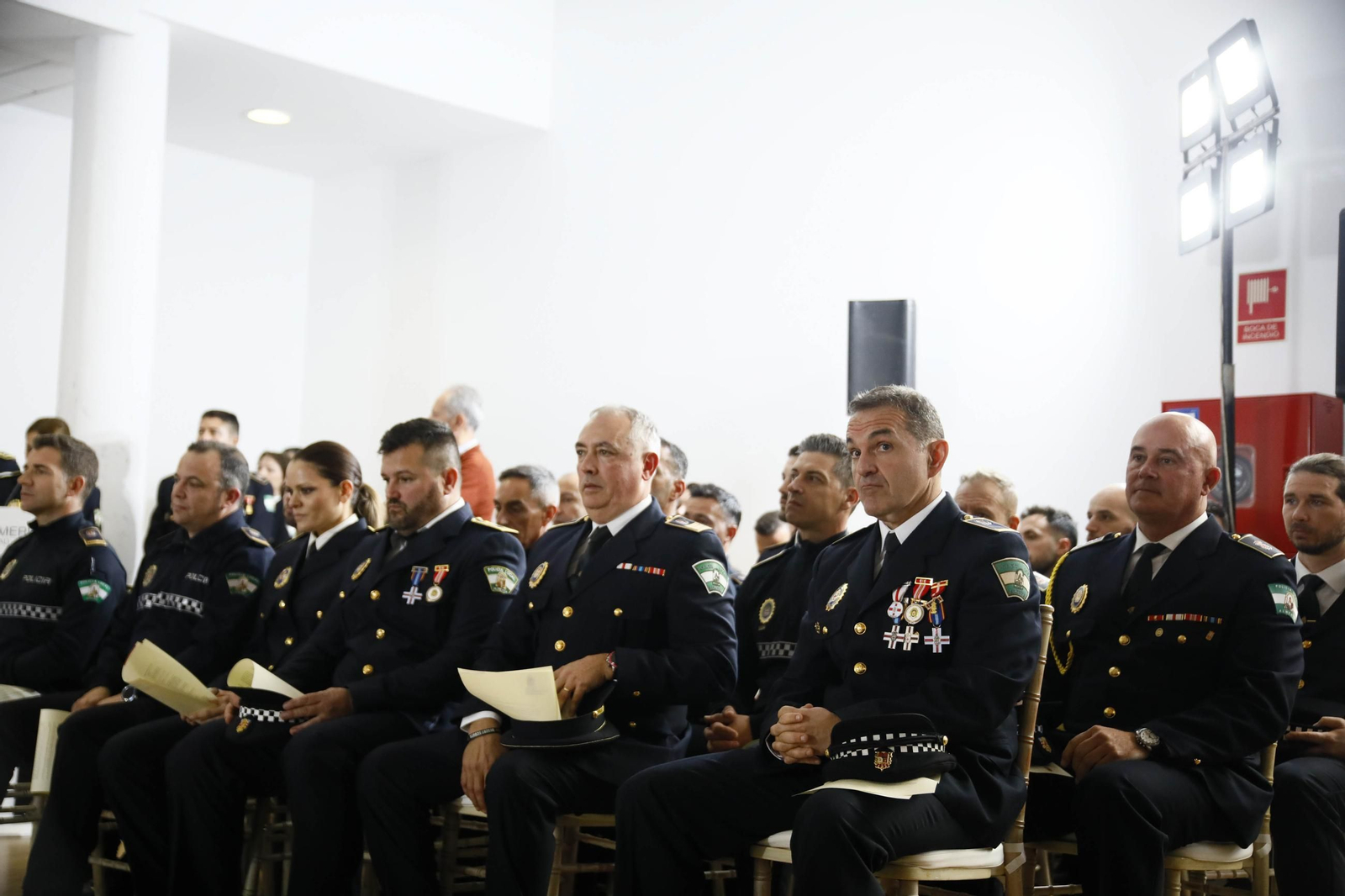 Las imágenes del acto institucional de la Policía Local de Almería con motivo de la festividad de su patrón, San Esteban