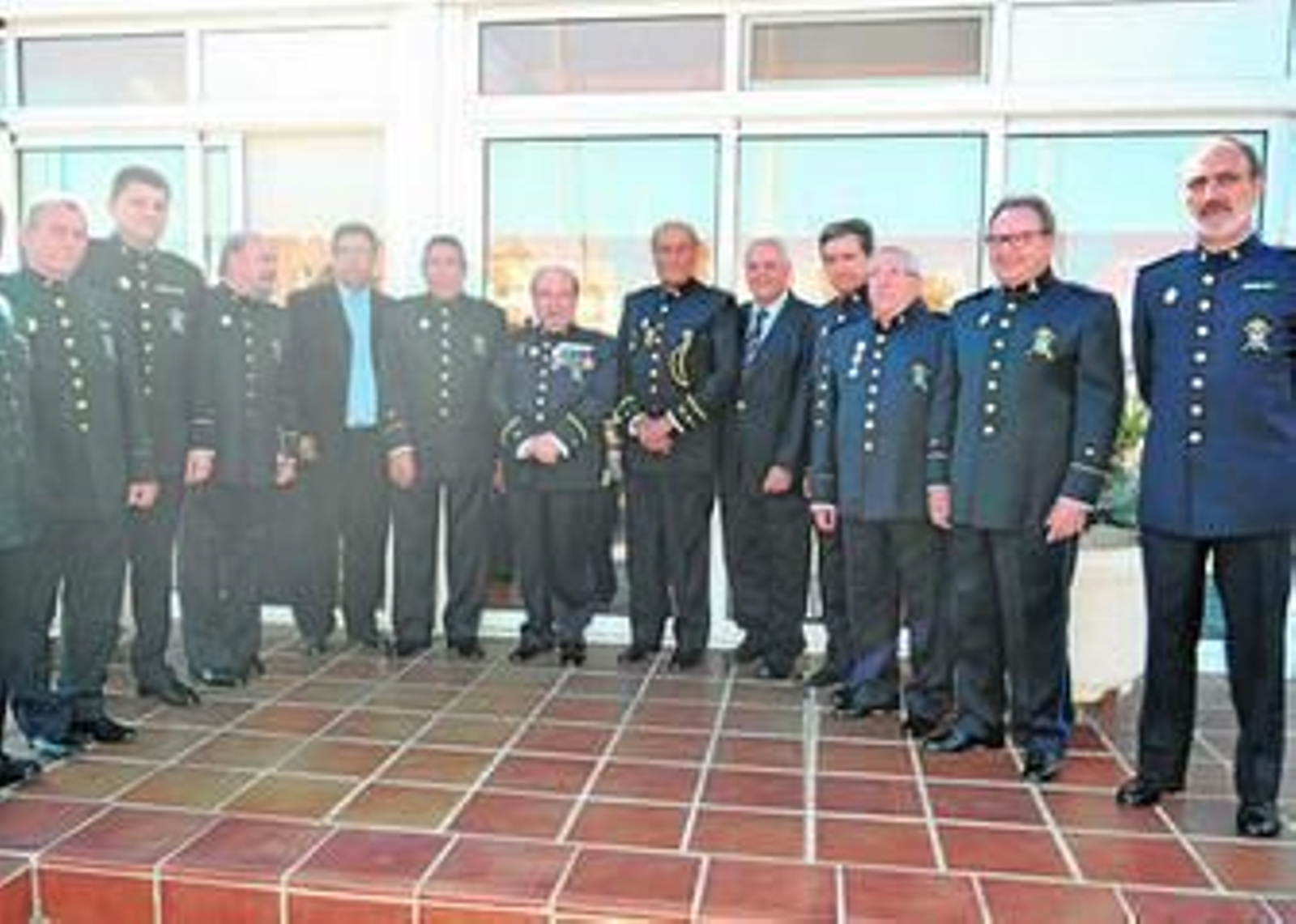 Álvaro José Cruz, segundo por la izquierda, también forma parte de los Reales Tercios de España.