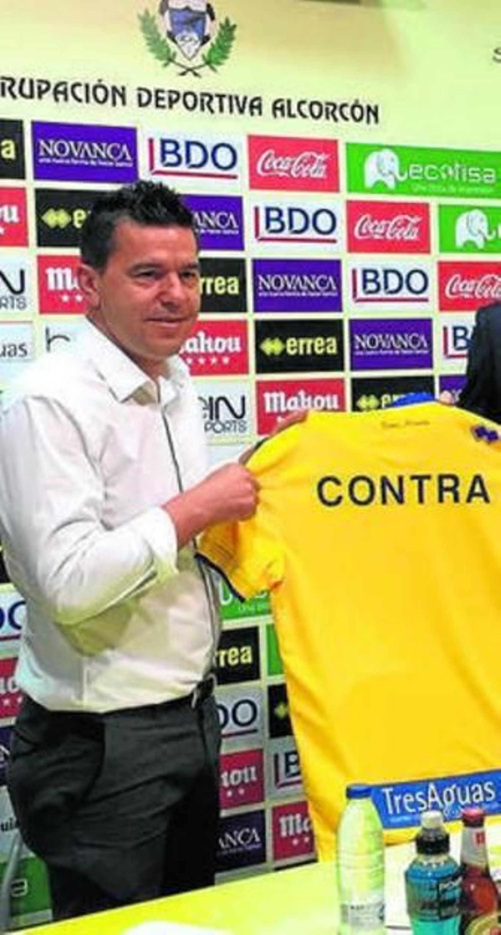 Contra, técnico del Alcorcón.