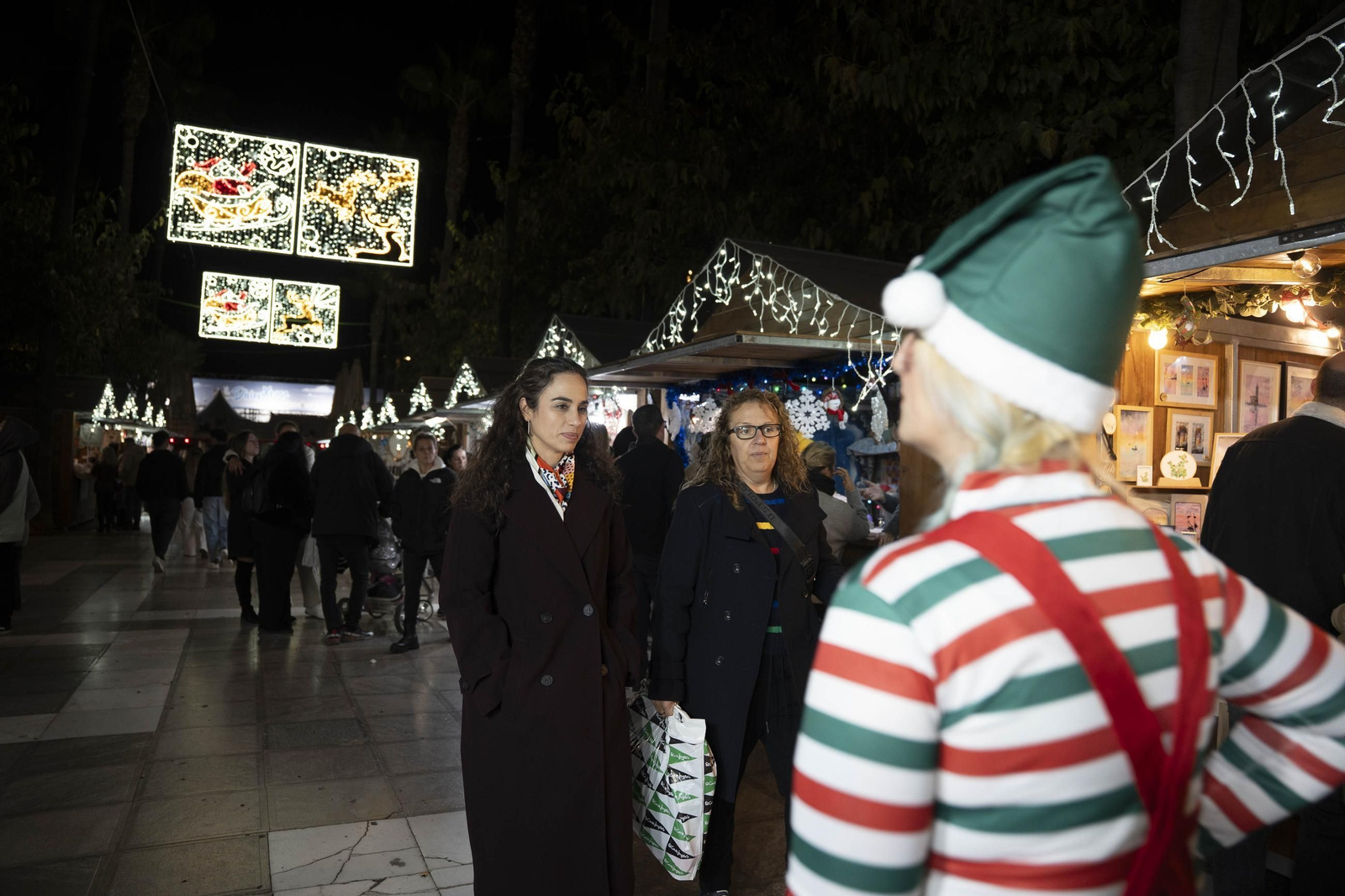 Las mejores imágenes del encendido navideño en Almería