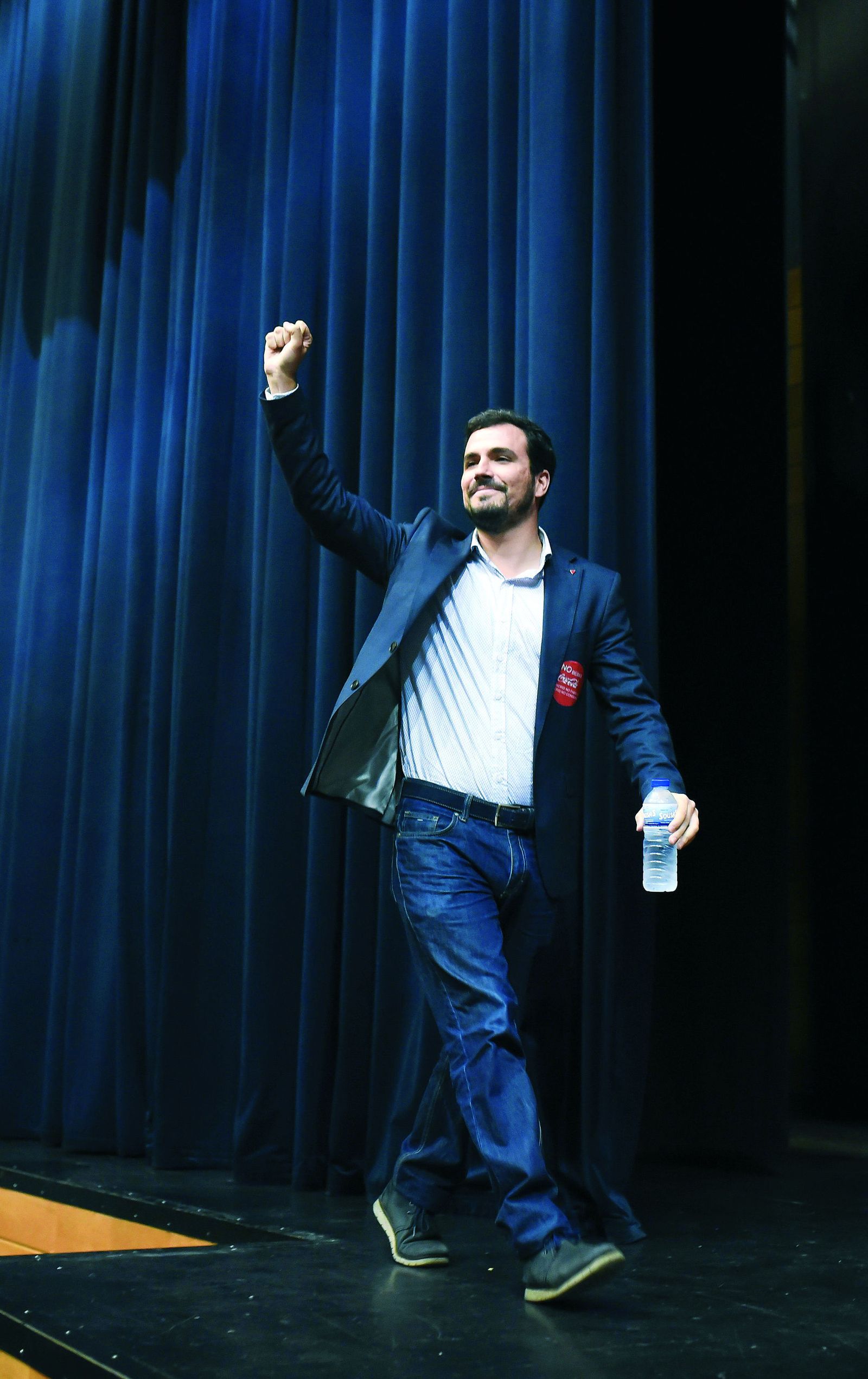 Alberto Garzón y José María González.