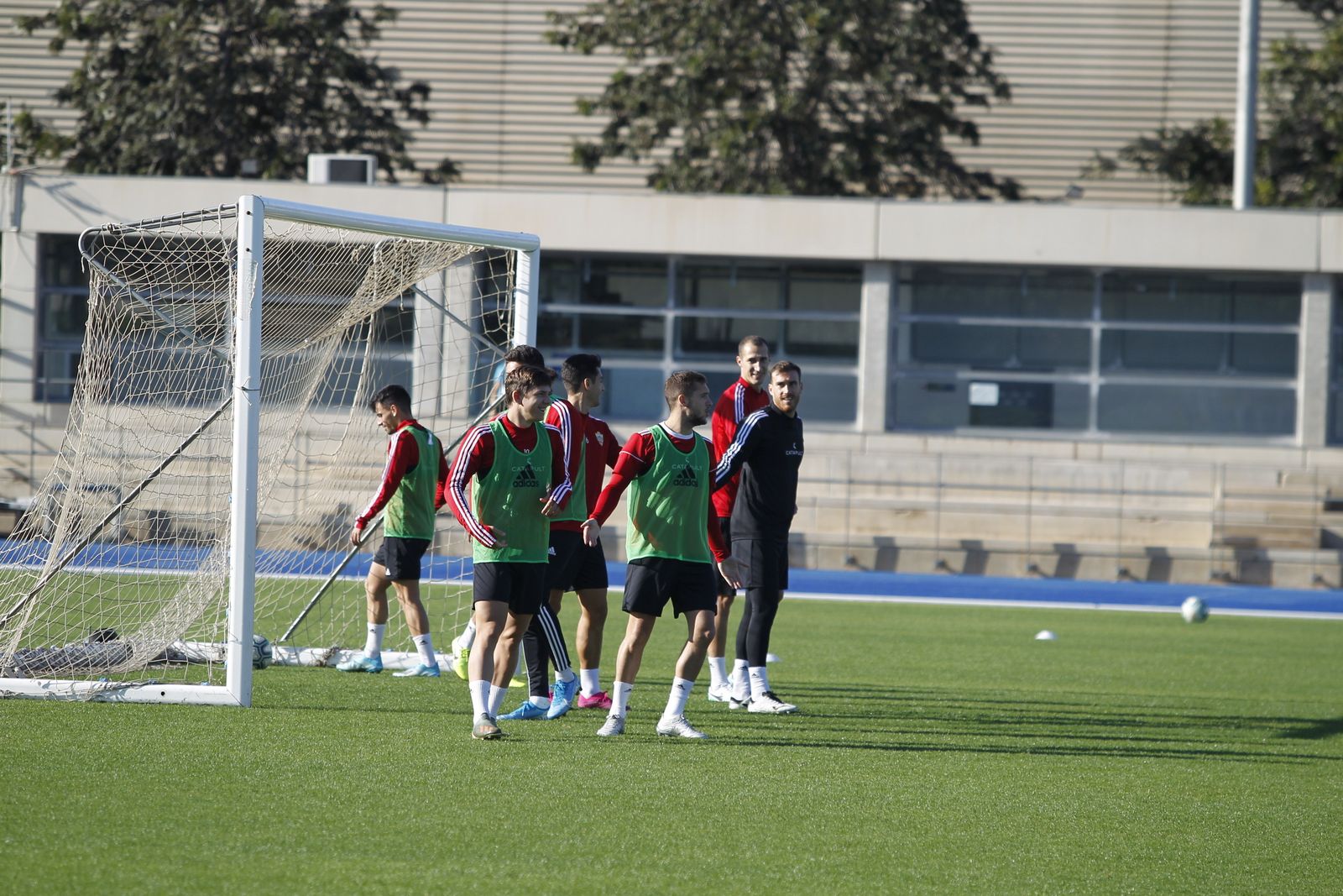Fotogalería del entrenamiento del Almería previa al partido ante el Numancia
