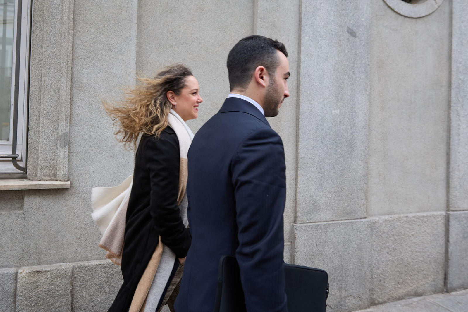 La empresaria Leonor González Pano, tras declarar ante el Tribunal Supremo.