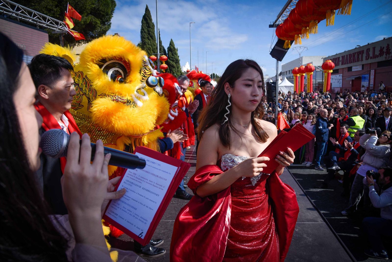Las imágenes del acto de celebración del Año Nuevo chino en Sevilla