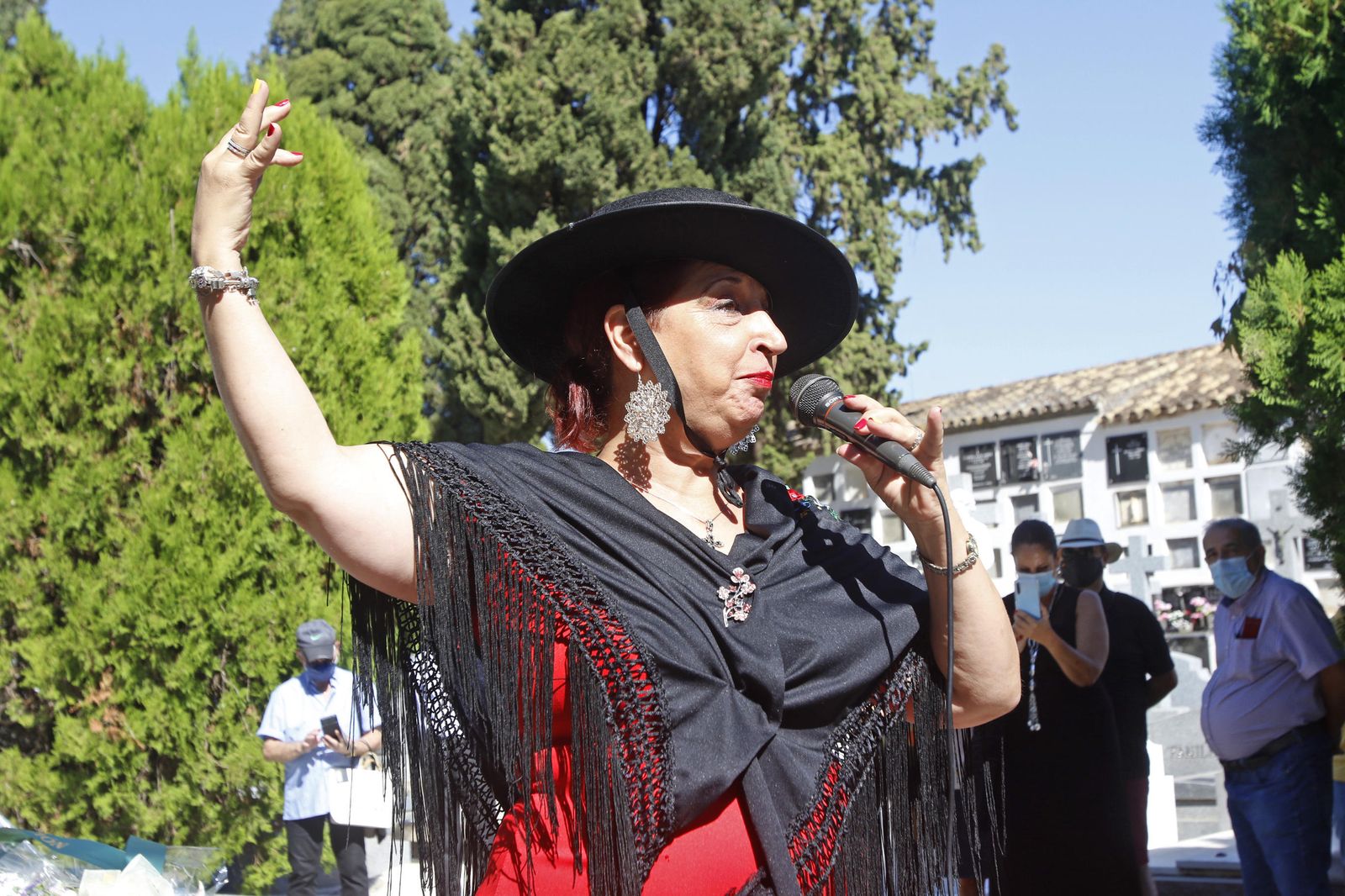 Las fotos de la ofrenda floral a Manolete
