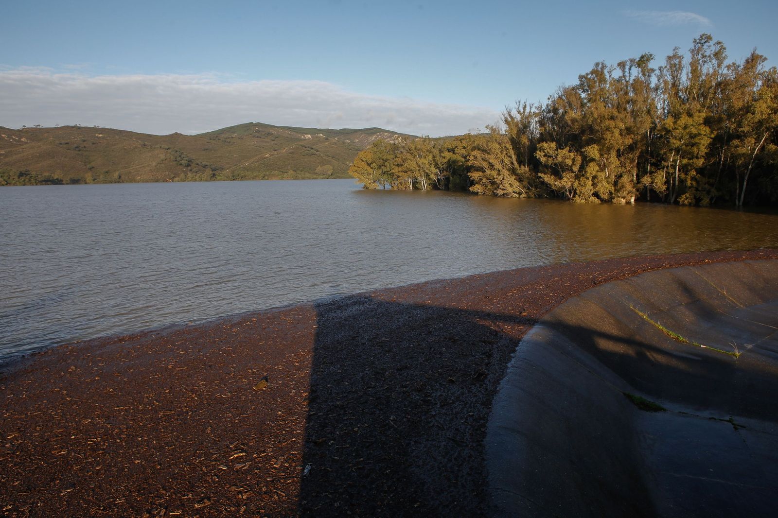 Las fotografías del embalse de Guadarranque este Día de Reyes