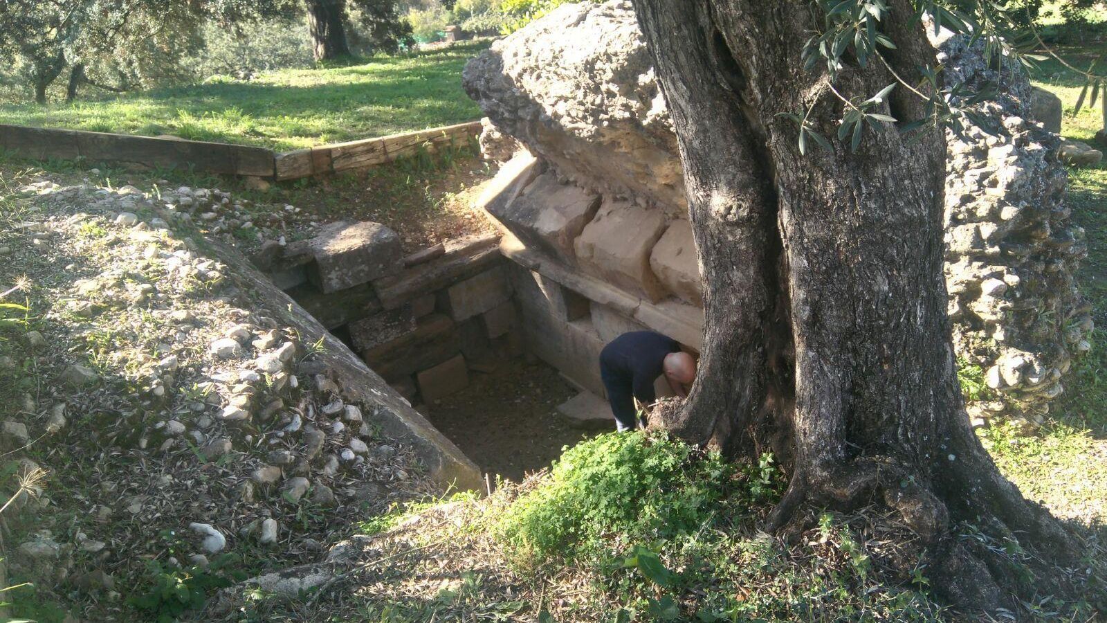 El columbario romano de Benalauría. El columbario romano de Benalauría.