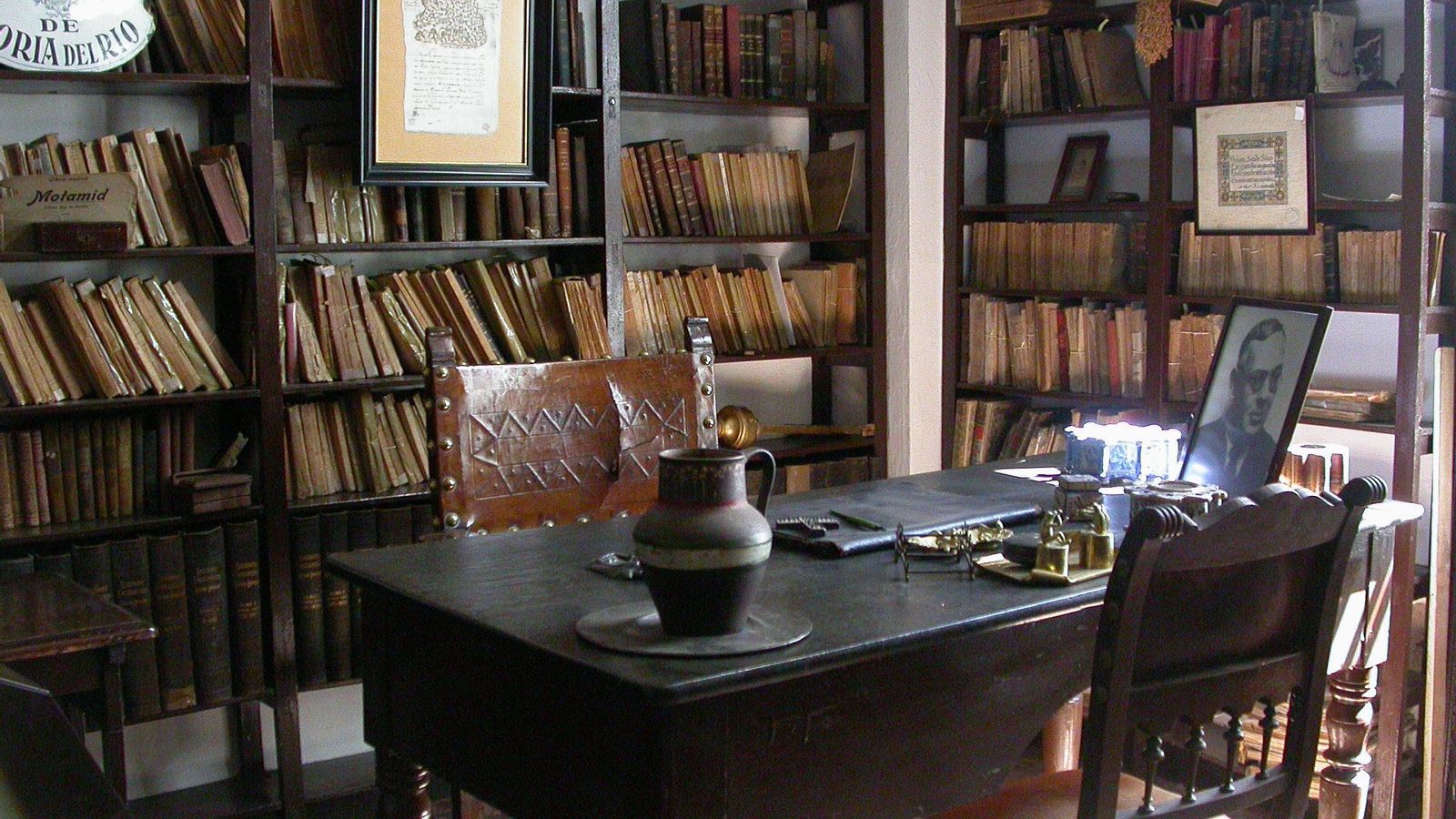 Interior de la Casa de Blas Infante en el Museo de la Autonomía de Andalucía.