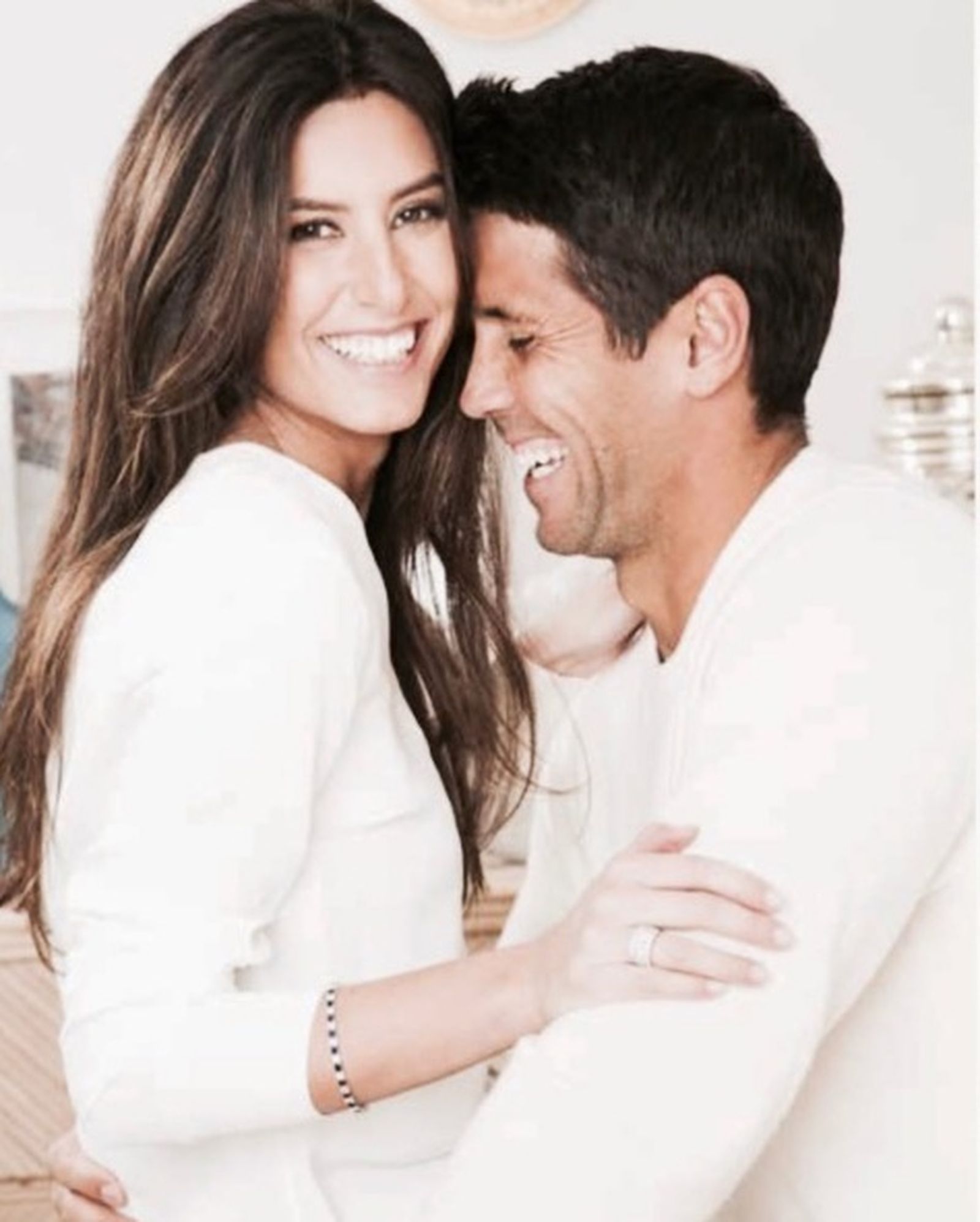 Foto que colgó ayer Ana en sus redes para mostrar su felicidad.