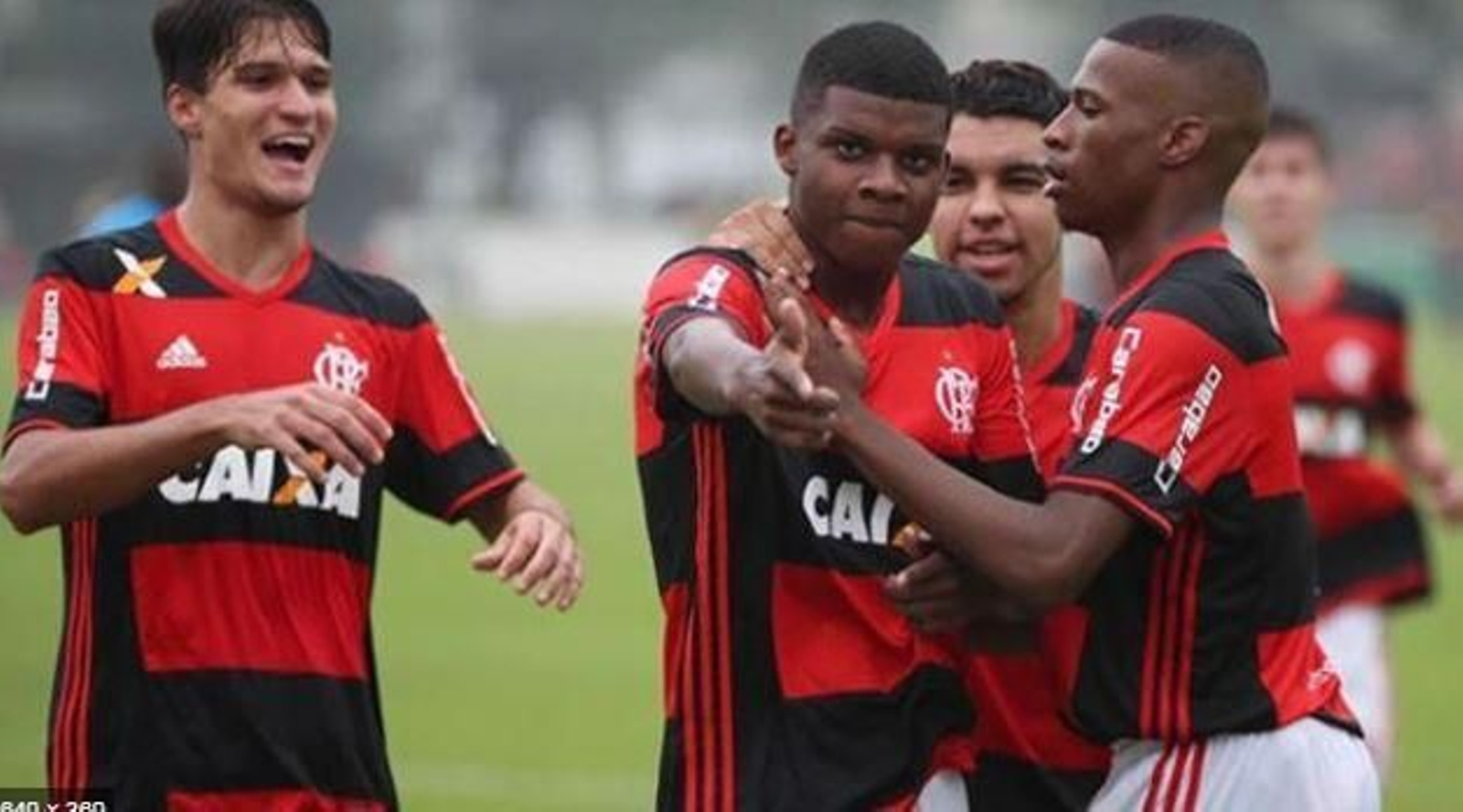 Lincoln celebra un gol. Lincoln celebra un gol.