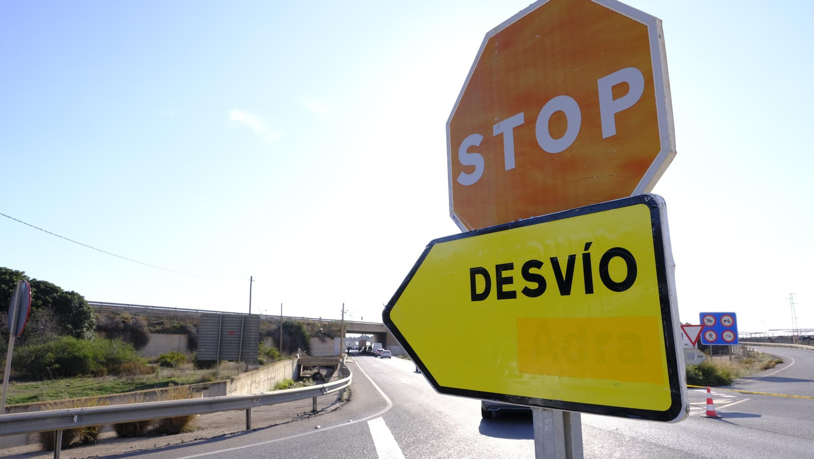 Reparación de los daños por la dana en la Autovía del Mediterráneo, en imágenes