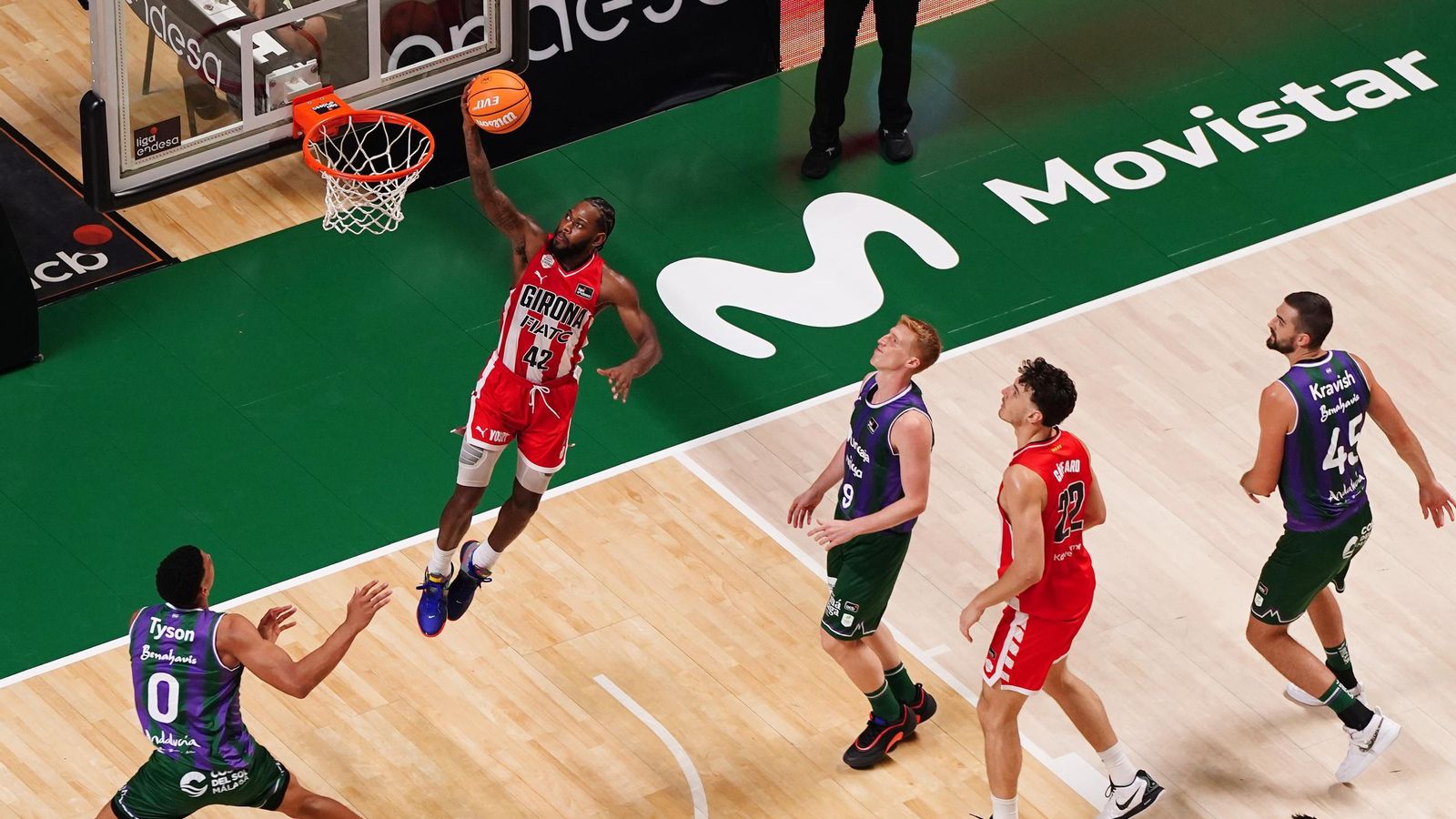 El Unicaja-Girona, en fotos