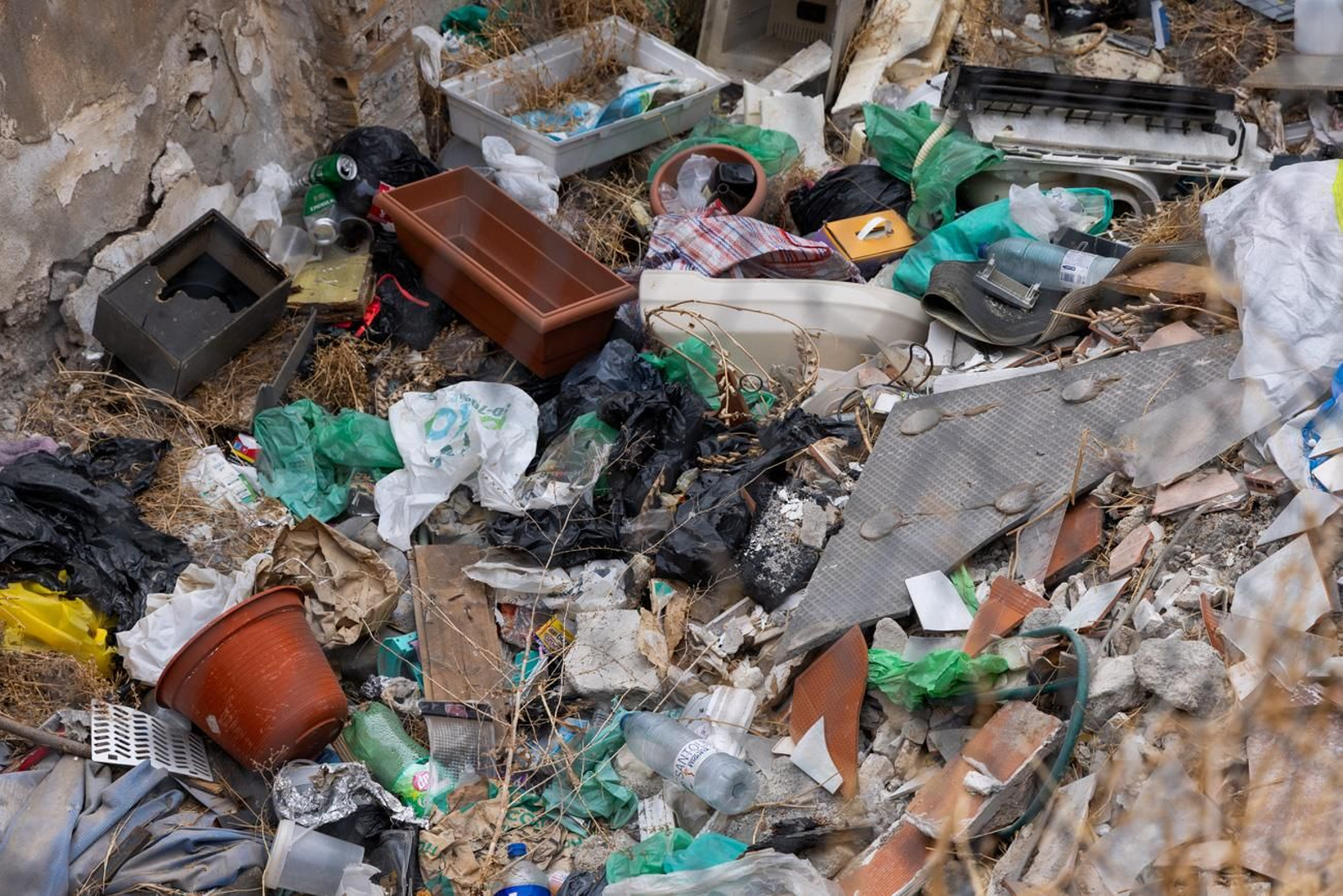 Así se encuentra el barrio de San Juan