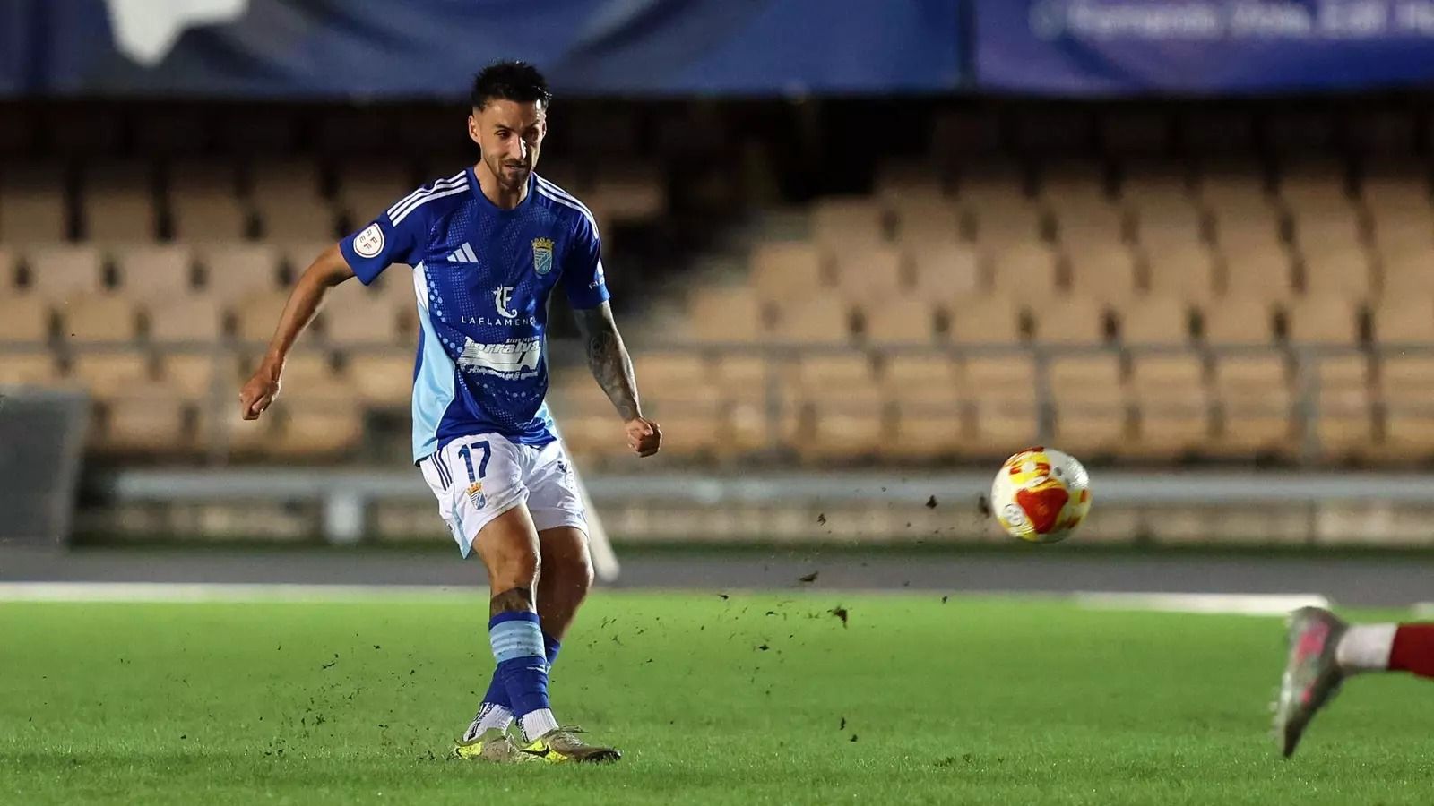 Hugo Díaz, en uno de sus partidos como xerecista.