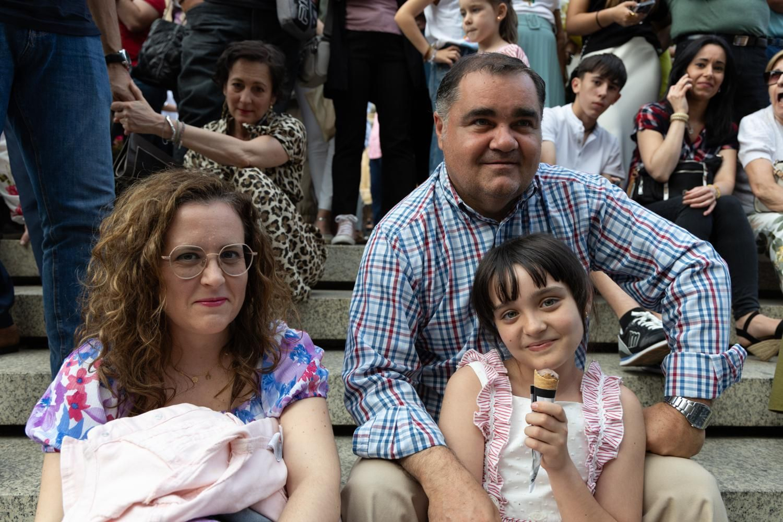 Así ha procesionado la Virgen de la Capilla por Jaén en su día grande.