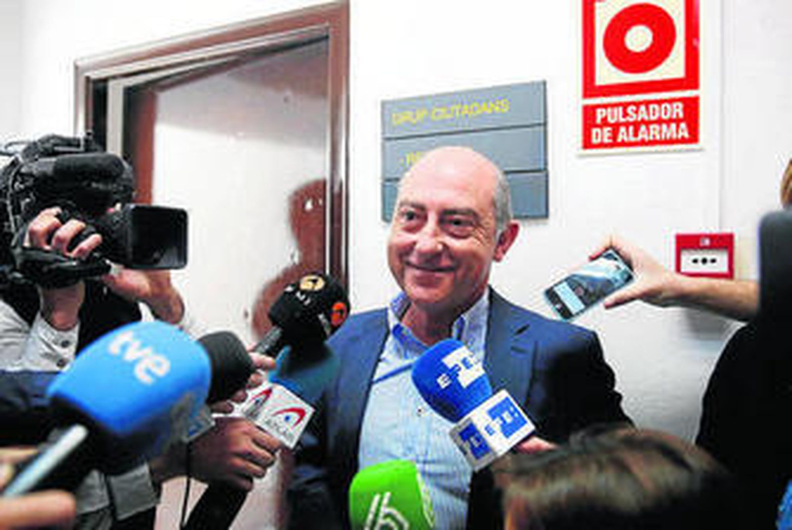 El todavía portavoz del PP en el Ayuntamiento de Valencia, Alfonso Novo, ayer.