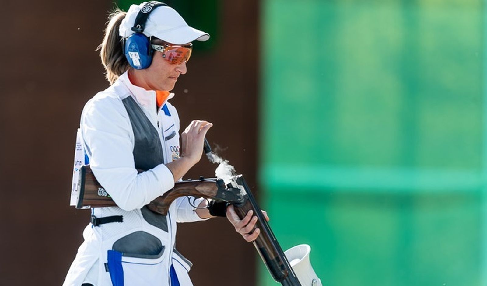 Fátima Gálvez, durante una competición.
