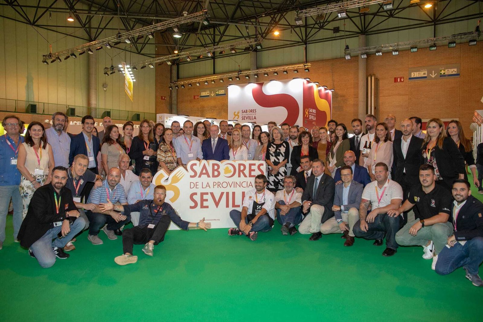 Empresarios adscritos al sello 'Sabores de la Provincia', en una acción de promoción previa a la crisis del coronavirus.