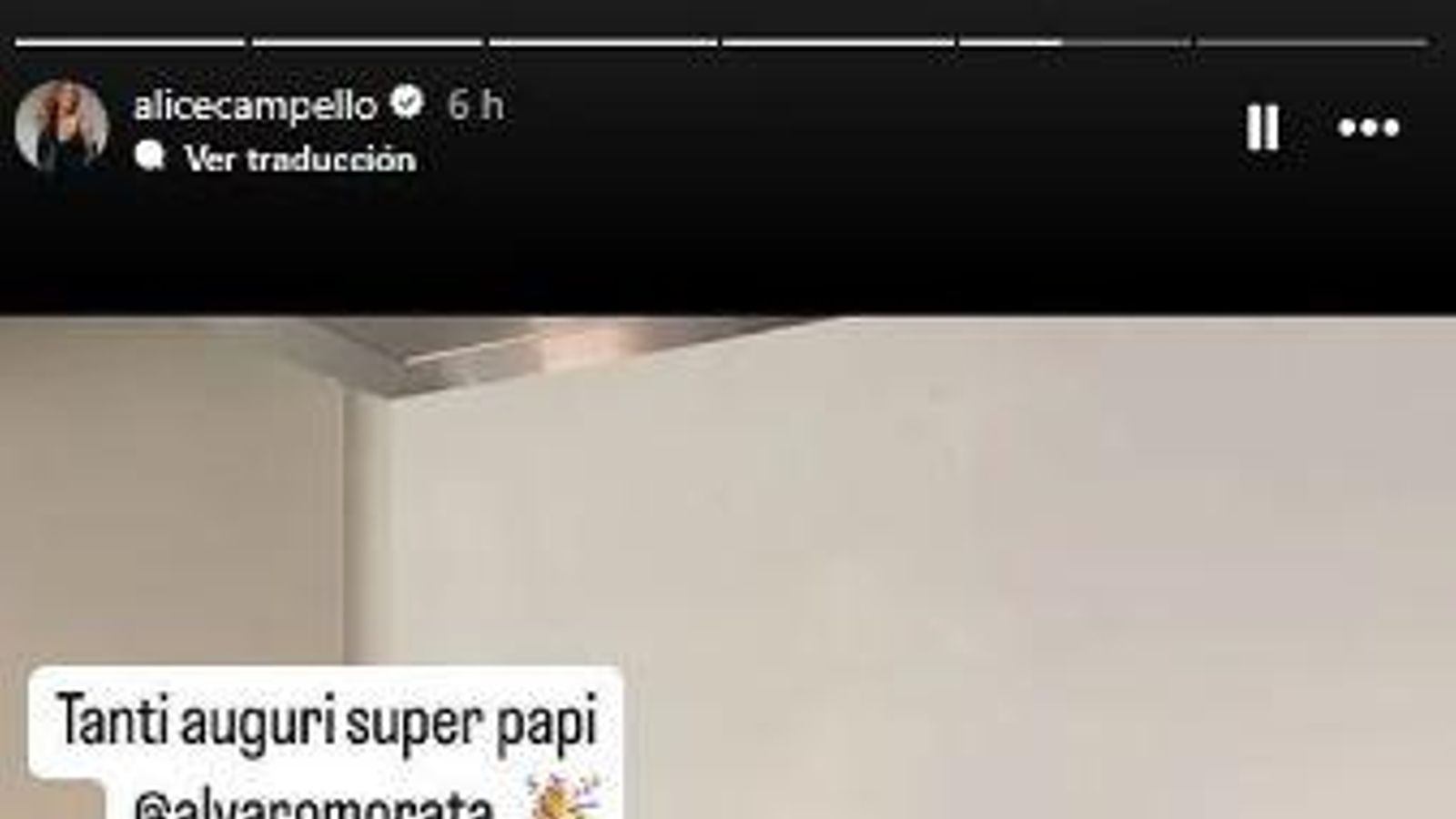 Historia de Alice Campello en Instagram Historia de Alice Campello en Instagram