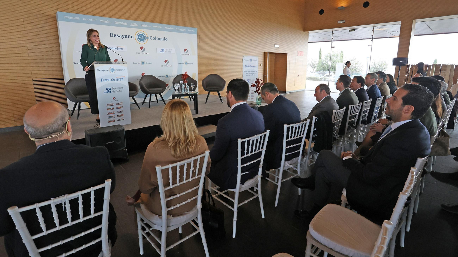 Desayuno coloquio "Retos y oportunidades del sector primario den la provincia de Cádiz" en Bodegas Luis Pérez en Jerez