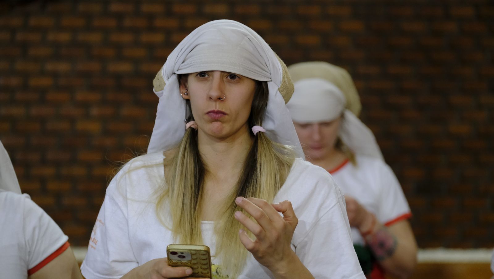 La Borriquita procesiona por las calles de Almería, en imágenes