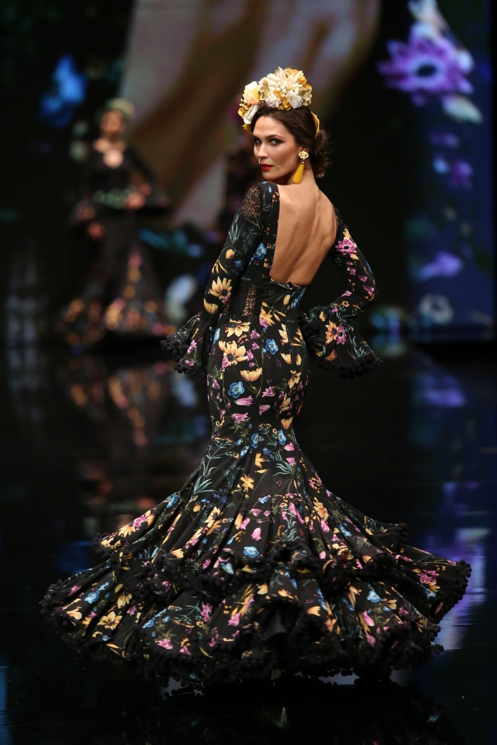 Los trajes de flamenca de flores que han conquistado 2019